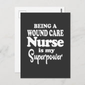 介護生活 |傷ついた気にナース ポストカード (正面/裏面)