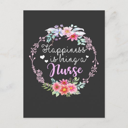 介護生活 |幸せとはナース ポストカード (正面)