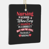 介護生活 |看護学校学生 セラミックオーナメント (右)