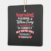 介護生活 |看護学校学生 セラミックオーナメント (左)