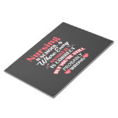 介護生活 |看護学校学生 ノートパッド (アングル)