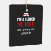 介護生活 |私は退職したナース セラミックオーナメント (右)