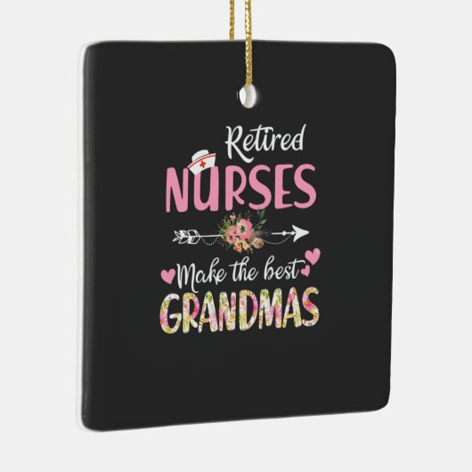 介護生活 |退職したナースジジ最高のオーマ セラミックオーナメント (右)