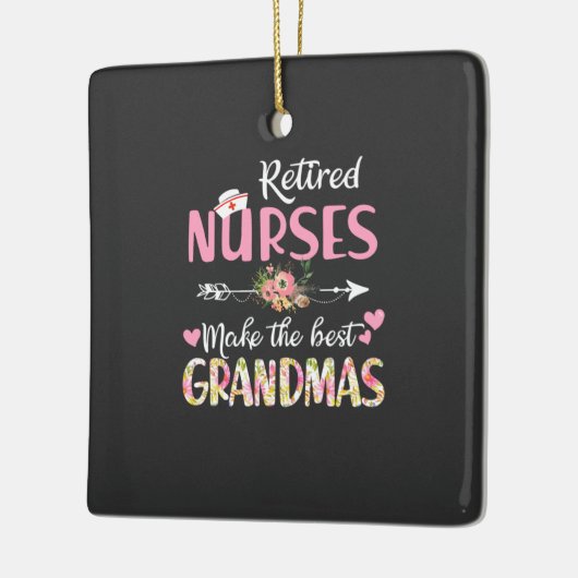 介護生活 |退職したナースジジ最高のオーマ セラミックオーナメント (左)