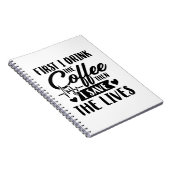 介護生活 | First Drink Coffee Then 救 Lives ノートブック (右側)