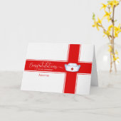 介護祝賀からの退任 カード (黄色い花)