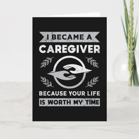 介護福祉士ナース看護気に者 カード (正面)