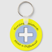 介護福祉士「Making a Difference」 キーホルダー (正面)