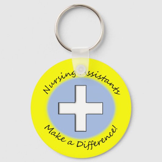 介護福祉士「Making a Difference」 キーホルダー (正面)