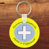 介護福祉士「Making a Difference」 キーホルダー (正面)