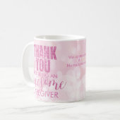 介護素晴らし者に感謝 コーヒーマグカップ (正面左)