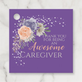 介護素晴らし者の紫色の評価フローラ フェイバータグ