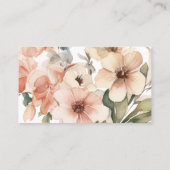 介護老人介護サービスの名刺 名刺 (裏面)