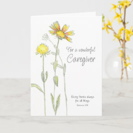 介護者ありがとうバイブル聖句エペソ5 カード
