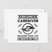 介護者になった 介護者 看護師 看護の仕事 ポストカード (正面/裏面)