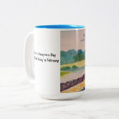 介護者に感謝 ツートーンマグカップ (正面左)