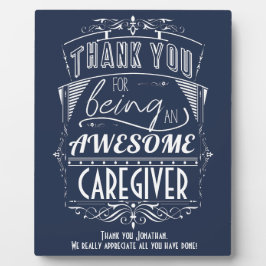 介護者に感謝 フォトプラーク