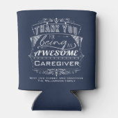 介護者に感謝 缶クーラー (裏面)