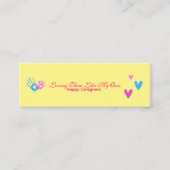 介護者のための明るくおもしろい247 スキニー名刺 (正面)