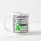 介護者のコラージュの外傷性の脳損傷 コーヒーマグカップ (左)