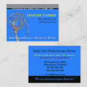 介護者のサポートとサポート 名刺 (正面/裏面)