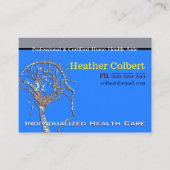 介護者のサポートとサポート 名刺 (正面)