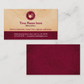 介護者のスローガン 名刺 (正面/裏面)