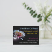 介護者のフローラ信頼の友人 名刺 (スタンド正面)