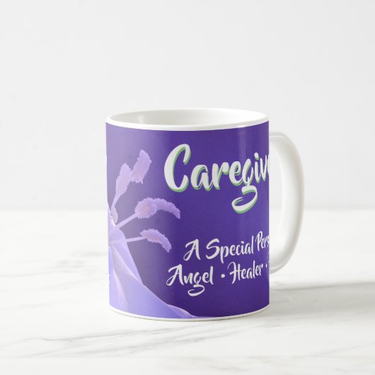 介護者のマググ コーヒーマグカップ (正面右)