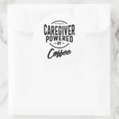 介護者の仕事タイトルギフト ラウンドシール (バッグ)