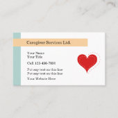 介護者の名刺 名刺 (正面)