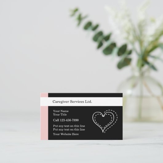 介護者の名刺 名刺 (スタンド正面)