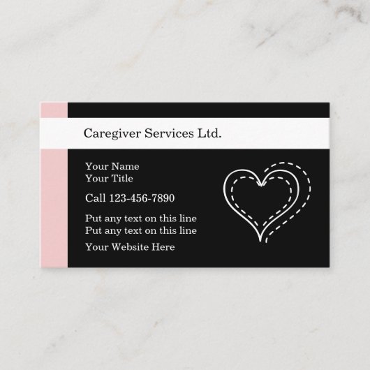 介護者の名刺 名刺 (正面)