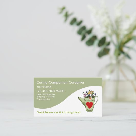 介護者の名刺 名刺 (スタンド正面)