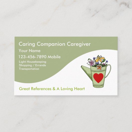 介護者の名刺 名刺 (正面)