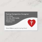 介護者の名刺 名刺 (正面)