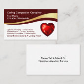 介護者の名刺 名刺 (正面/裏面)