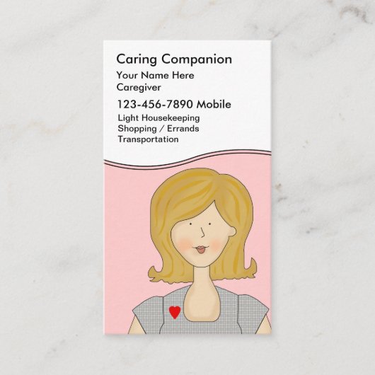 介護者の名刺 名刺 (正面)