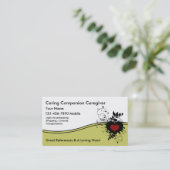 介護者の名刺 名刺 (スタンド正面)