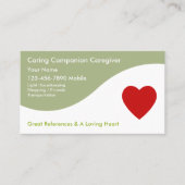 介護者の名刺 名刺 (正面)