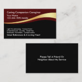 介護者の名刺 名刺 (正面/裏面)