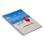 介護者の喜びのスパイラル写真ノートブック ノートブック (右側)