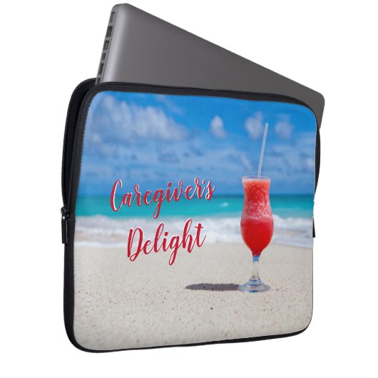 介護者の喜びエレクトロニクスバッグ ラップトップスリーブ (正面右)