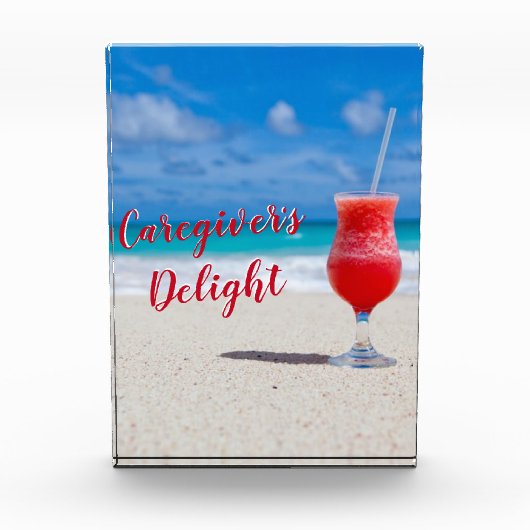 介護者の喜びフォトブロック フォトブロック (正面)