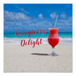 介護者の喜び光沢のあるポスター ポスター