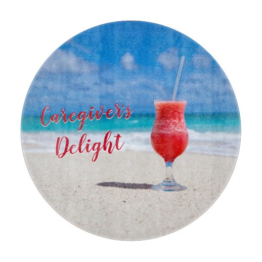 介護者の喜び切断板 カッティングボード (正面)