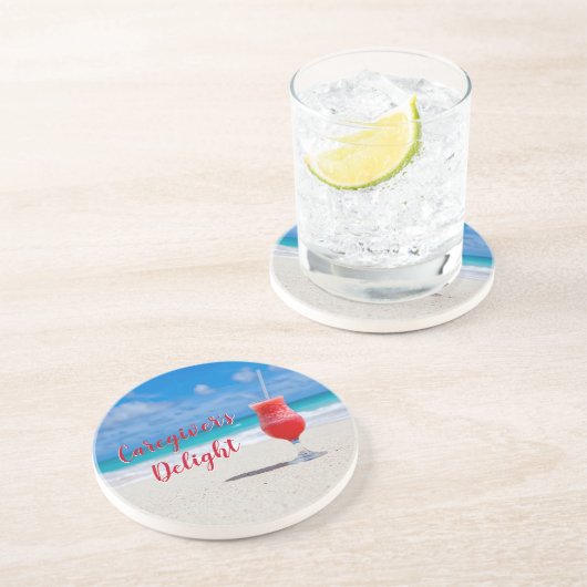 介護者の喜び砂岩コースター コースター (側面)