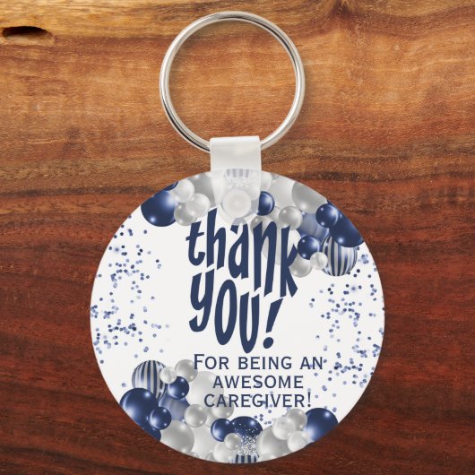 介護者の感謝ありがとう キーホルダー (正面)