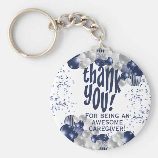 介護者の感謝ありがとう キーホルダー (正面)