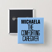 介護者の慰め 缶バッジ (正面&裏面)